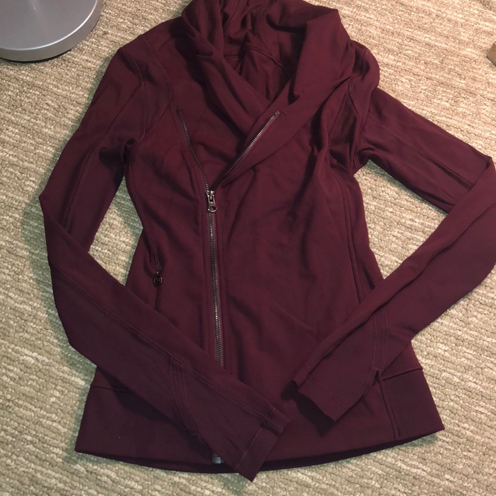 Burgundy lulumlemon jacket
